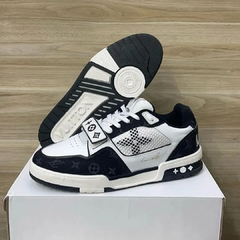 Tênis Masculino LV Branco Preto - comprar online