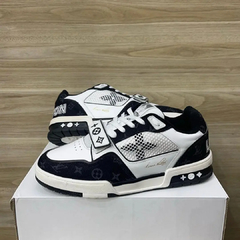 Tênis Masculino LV Branco Preto