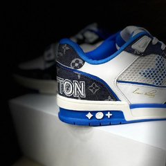 Tênis Masculino LV Azul Branco na internet