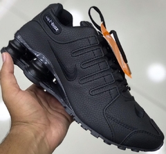 Tênis Masculino Feminino Shox 4 Molas NZ Preto
