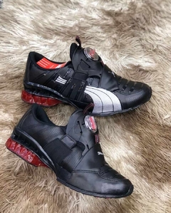 Tênis Masculino Puma Disc Preto Vermelho