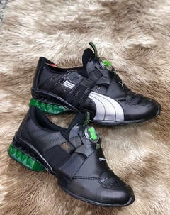 Tênis Masculino Puma Disc Preto Verde