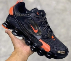 Tênis Masculino 12 Molas TL Nova Preto Laranja
