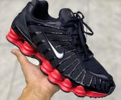 Tênis Masculino 12 Molas Preto Vermelho