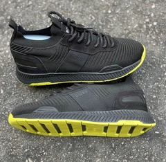 Tênis Hugo Boss Titanium Preto Amarelo - comprar online
