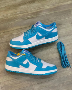 Tênis Masculino Dunk Low Pro Azul Branco - comprar online