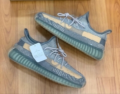 Tênis Masculino Yeezy Boost 350 Cinza Claro Laranja - comprar online