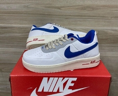 Tênis Masculino Air Force Edição Limitado Branco Azul