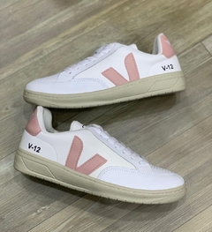 Tênis Feminino Vert V12 Branco Rosé - comprar online