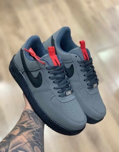 Tênis Masculino Air Force One Cinza Preto