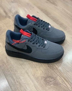 Tênis Masculino Air Force One Cinza Preto - comprar online