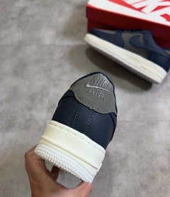 Tênis Masculino Nike Air Force Azul Cinza Branco - Pisants Store