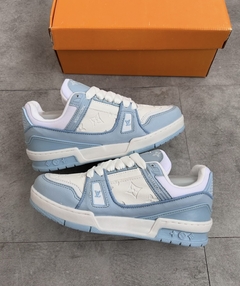 Tênis Feminino Louis Vuitton Azul Branco