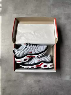 Tênis Nike Air Max TN Cinza Vermelho - loja online