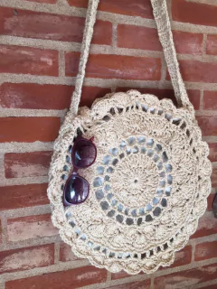 PATRÓN BOLSO REDONDO YUTE (con video-tutorial)