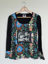 GANGA CAMISETA PARCHE ESTAMPA FLORECER - (talle S) - comprar online