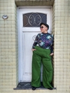 PANTALÓN BENGALINA ELASTIZADA VERDE
