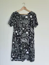 VESTIDO MANGA CORTA JARDIN B&N - comprar online