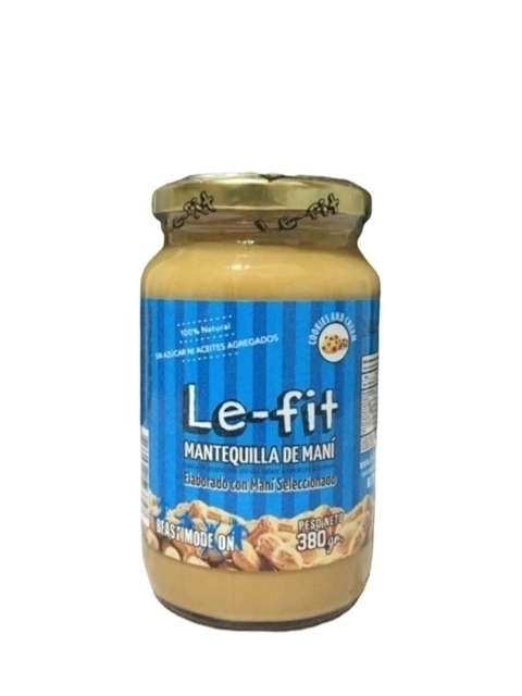 LEFIT - Pasta de maní Cookies and Cream x 360 grs