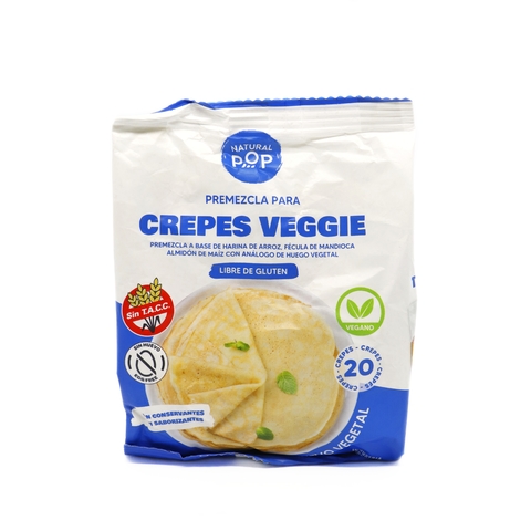 NATURAL POP - Premezcla para Creppes Veggie Sin Tacc x 200 grs