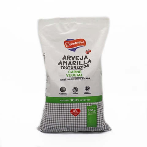 DICOMERE - Arveja Amarilla Texturizada (Carne Vegetal) x 350 grs