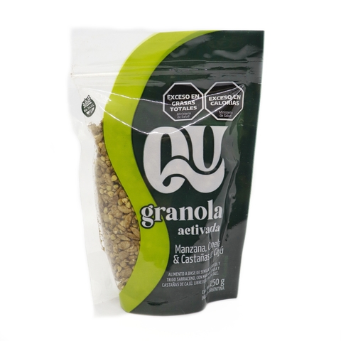 CRUDDA - Granola Activada Sin Tacc con Manzana, Canela y Catañas de Caju x 150 grs