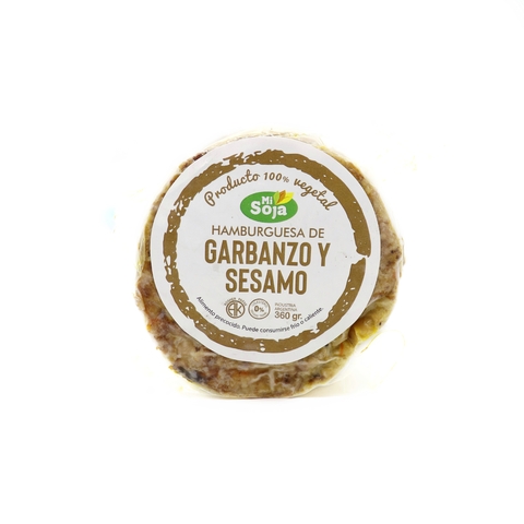 VEGANTIME - Hamburguesa de Garbanzo y Sésamo x 360 grs