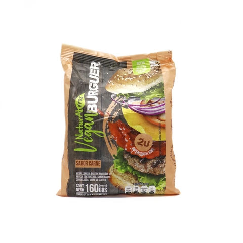 NATURALRROZ - Vegan Burguer sabor Carne x 160 grs