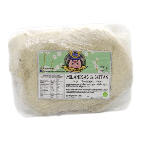 SEITAN WARRIORS - Milanesas de Seitán x 4 unidades