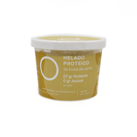 HOLSOM - Helado Proteico Sin Azúcar Dulce de Leche Bruce x 250 grs