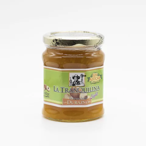 LA TRANQUILINA - Mermelada de DURAZNO sin azúcar x 330 grs