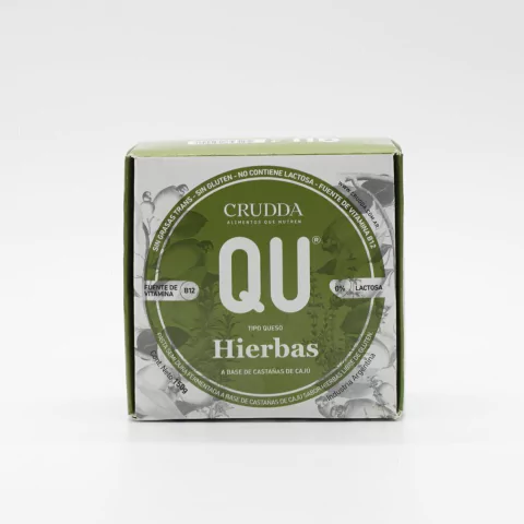 CRUDDA - Queso de frutos secos con Hierbas x 150 grs