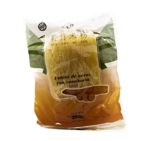 FU SHENG - Fideos de arroz ZANAHORIA x 200 grs