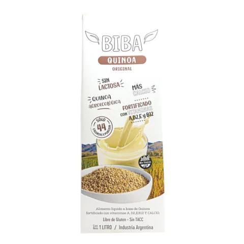 BIBA - Leche de QUINOA ORIGINAL x 1 lt