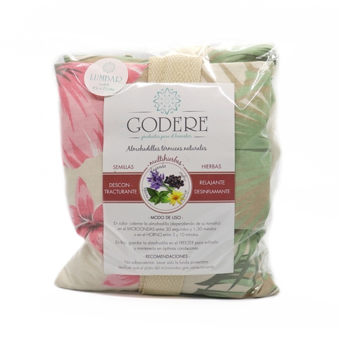GODERE - Almohadilla Lumbar 45 x 15 cm