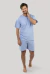 Pijama de Malha Decote V - Lenços Presidente