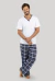 Pijama Decote V com Calça - PML155 - Lenços Presidente