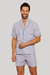 Pijama Smoking Curto Listrado Stripes - PC272 - comprar online