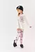 Conjunto Infantil Menina Blusa E Legging Panda Rosa Mundo Cinti - Babéle
