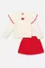 Conjunto Infantil Menina Blusa Babado E Short-Saia Vermelho Mundo Cinti - comprar online