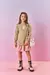 Vestido Infantil Menina Com Bolsa Bege Mundo Cinti na internet