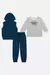 Conjunto Trio Infantil Menino Squad Marinho Divertto - comprar online