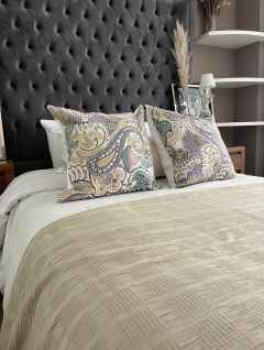 Almohadón estampado Lilas