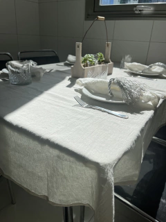 Mantel gasa algodón