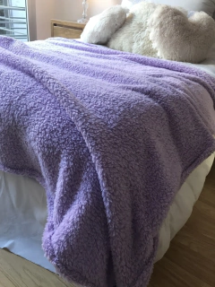 Manta de corderito (2 plazas o queen) - comprar online