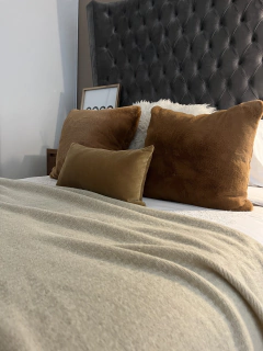 Almohadón Paris piel camel