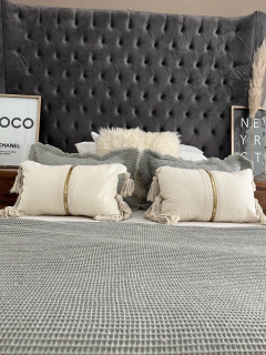 Almohadón borlas en internet