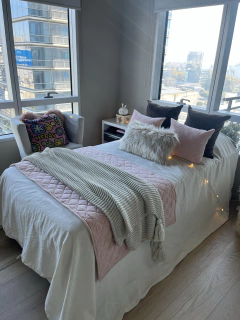 Almohadón pelo largo crudo 30x50 en internet