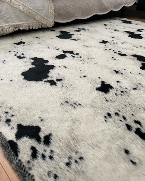 Alfombra imitación vaca