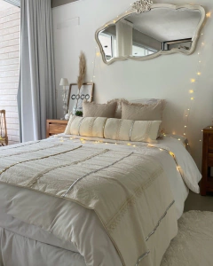 Juego almohadón largo y pie de cama (para cama queen y king) - Parcelle Home